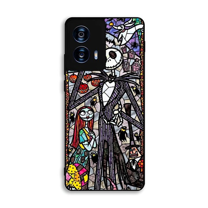Nightmare Before Christmas Art Glass Motorola Moto G Power 5G 2024 Case DC4796