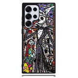 Nightmare Before Christmas Art Glass Samsung Galaxy S25 Ultra Case DC1284