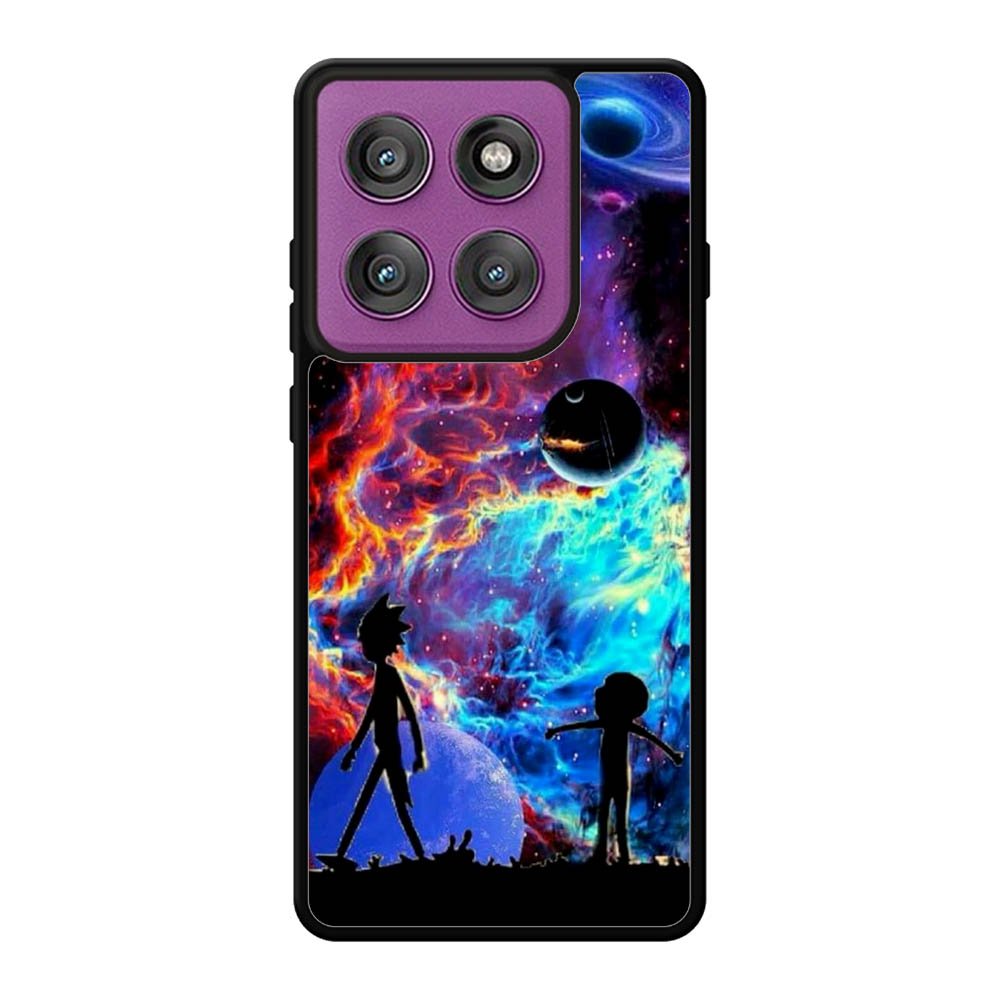 Rick And Morty Flat Motorola Moto Edge 60 Pro Case