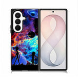 Rick And Morty Flat Samsung Galaxy Z Fold 8 Ultra Case