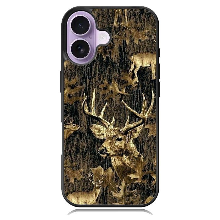 Deer Hunting Camo iPhone 16 Case DC0467