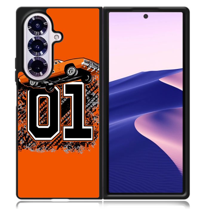 General Lee 01 Dukes Of Hazzard Samsung Galaxy Z Fold 7 Case DC0680