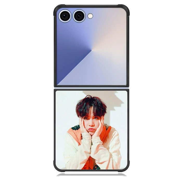 BTS Suga Wallpaper Samsung Galaxy Z Flip 7 Case DC0260