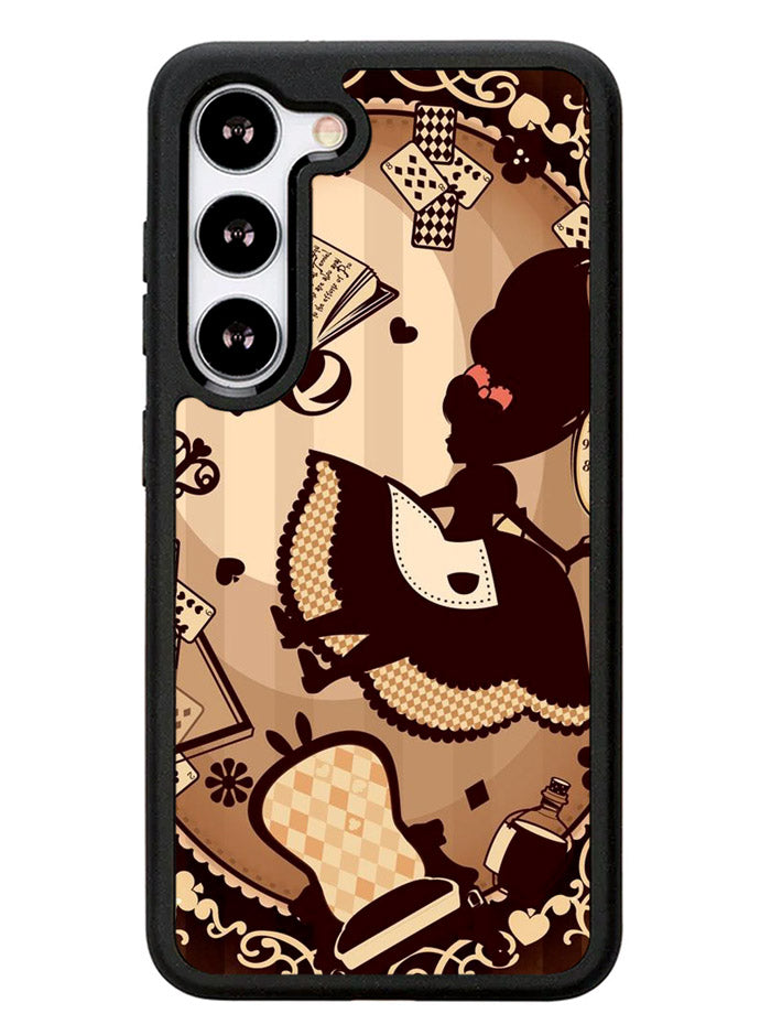 Alice in Wonderland Brown Samsung Galaxy S23 Plus 5G / Samsung Galaxy S23+ 5G Case