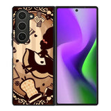 Alice in Wonderland Brown Samsung Galaxy Z Fold 6 Case