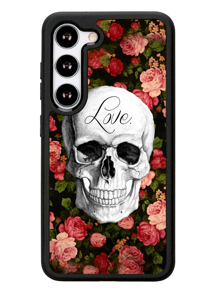 Rose Skull Samsung Galaxy S23 Plus 5G / Samsung Galaxy S23+ 5G Case