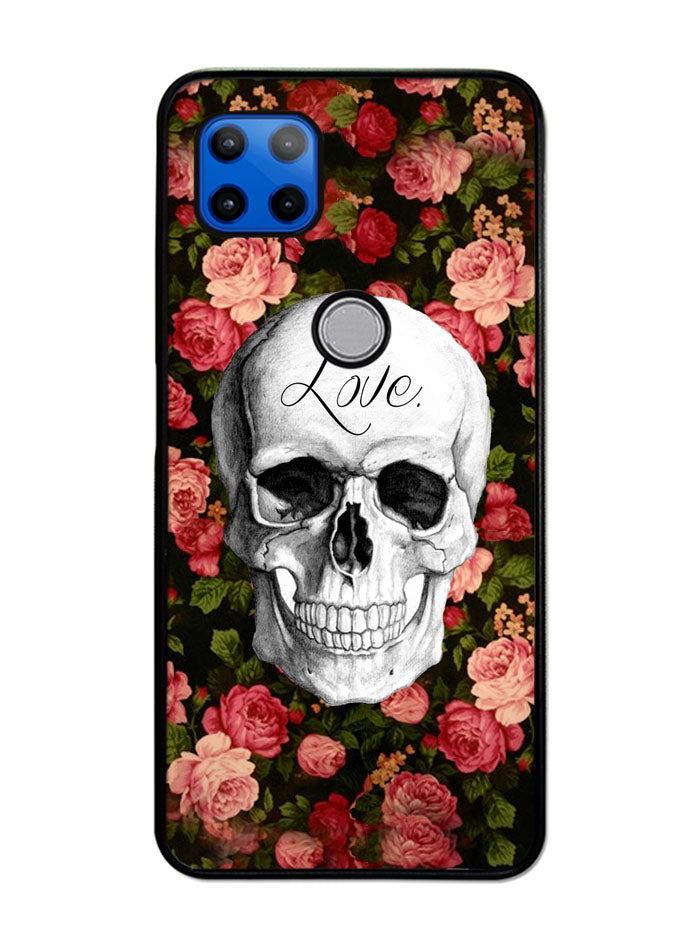 Rose Skull Motorola Moto G 5G Case , Moto One 5G Ace Case