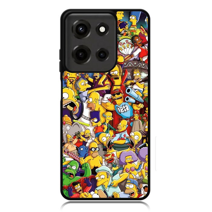 The Simpsons Collage Case Motorola Moto G Power 5G 2025 DC1878