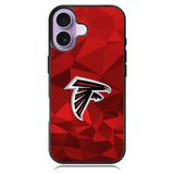 Atlanta Falcon Red iPhone 16 Case DC0106