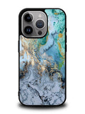 Marble Blue iPhone 15 Pro Case