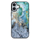 Marble Blue iPhone 16 Case
