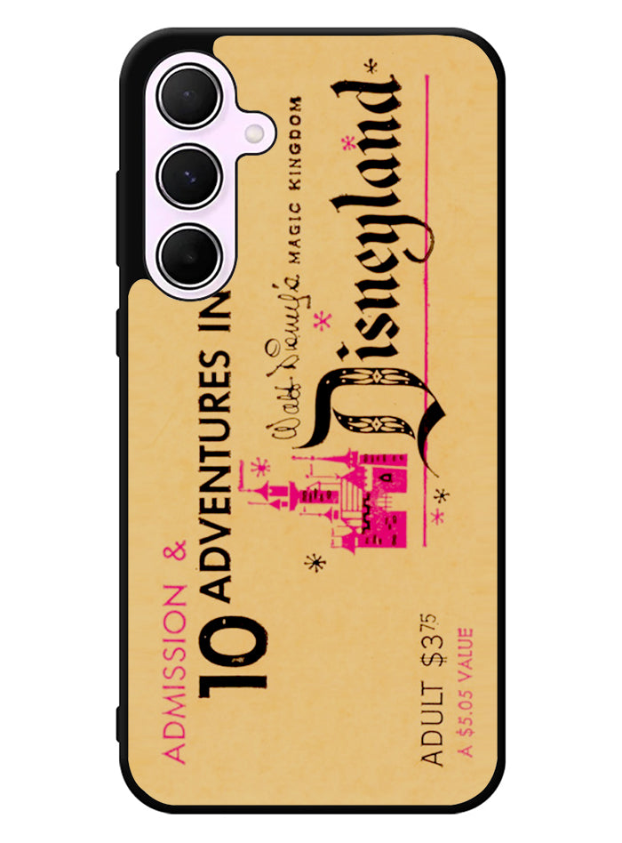 Vintage Disneyland Ticket Samsung Galaxy A35 5G Case