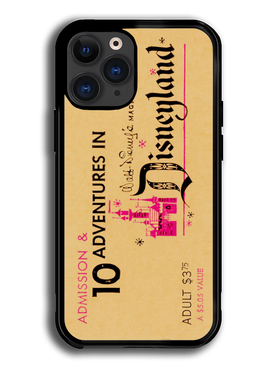 Vintage Disneyland Ticket iPhone 13 Pro Max Case BLN1474