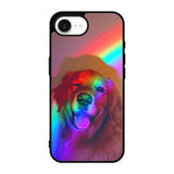 Dog Rainbow Light iPhone 17e Case