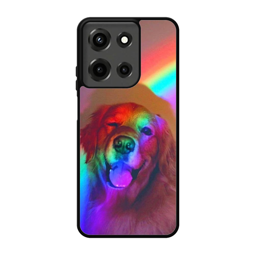 Dog Rainbow Light Motorola Moto G 5G 2025 Case DC7370