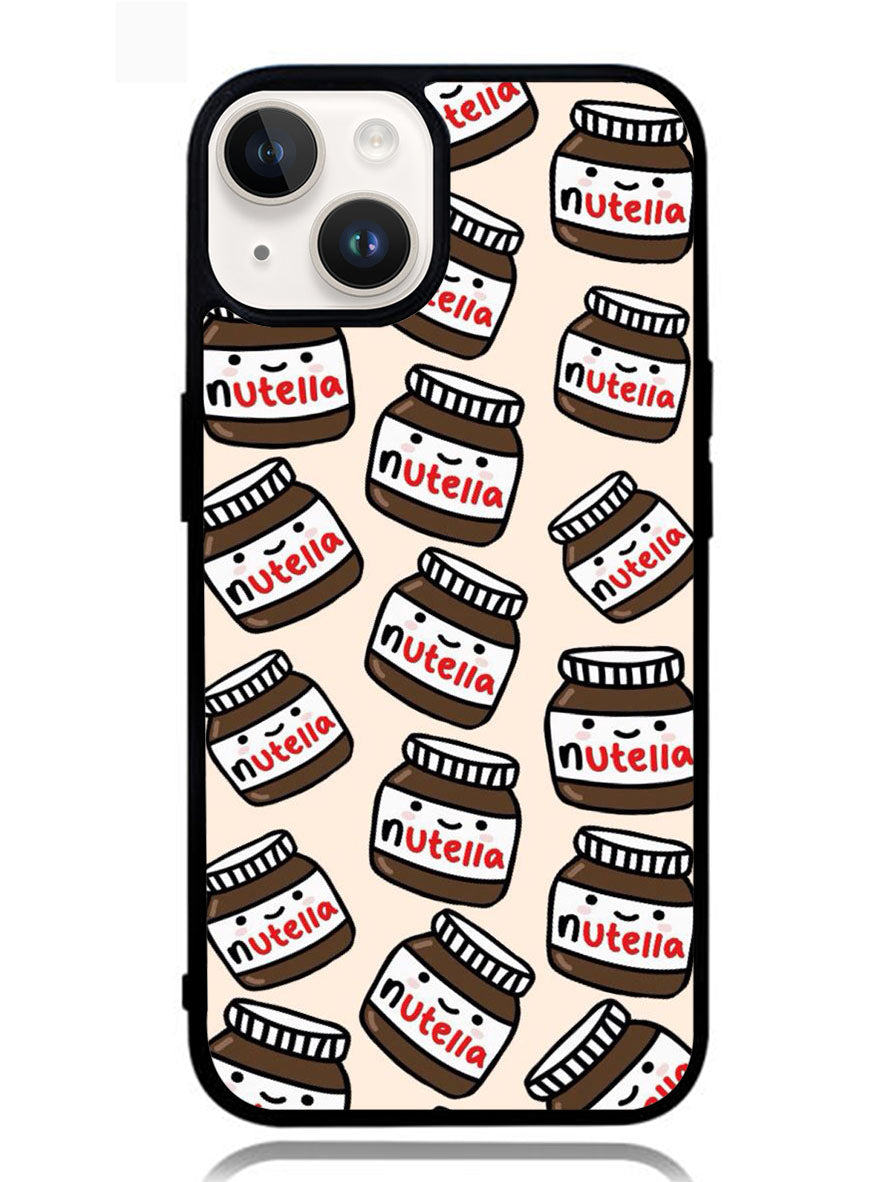 Nutella Pattern iPhone 14 Plus Case BLN7664