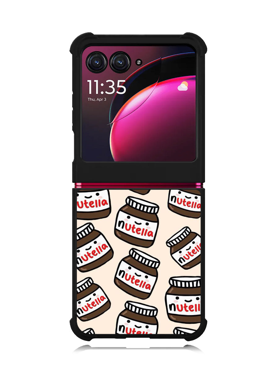 Nutella Pattern Motorola Moto Razr Plus 2023 , Moto Razr+ 2023 Case