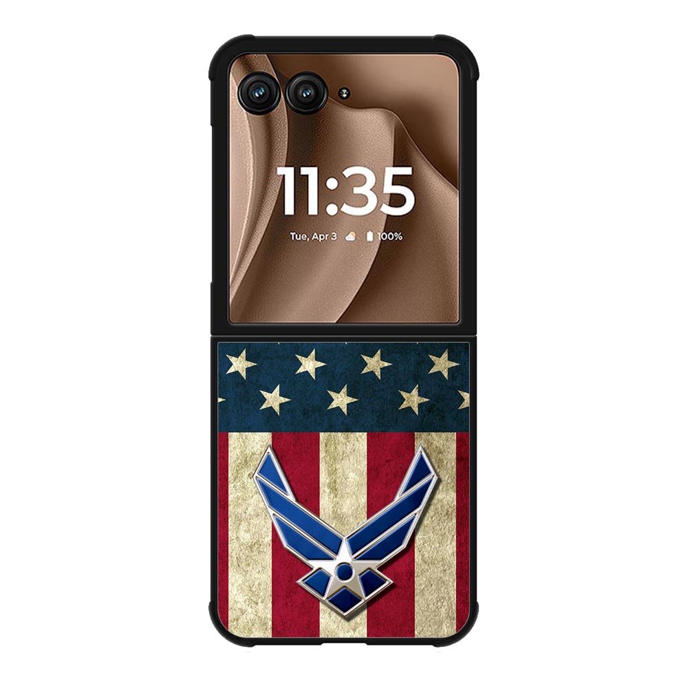 Us Air Force Military Usa Flag Motorola Moto RAZR Plus 2025 Case