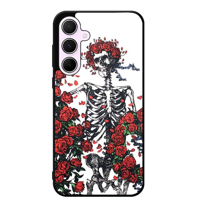 Grateful Dead Bones And Roses Samsung Galaxy A35 5G Case DC0720