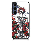 Grateful Dead Bones And Roses Samsung Galaxy S25 Case DC0720