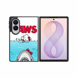 Jaws Hello Kitty Samsung Galaxy Z Fold 8 Case DC0902