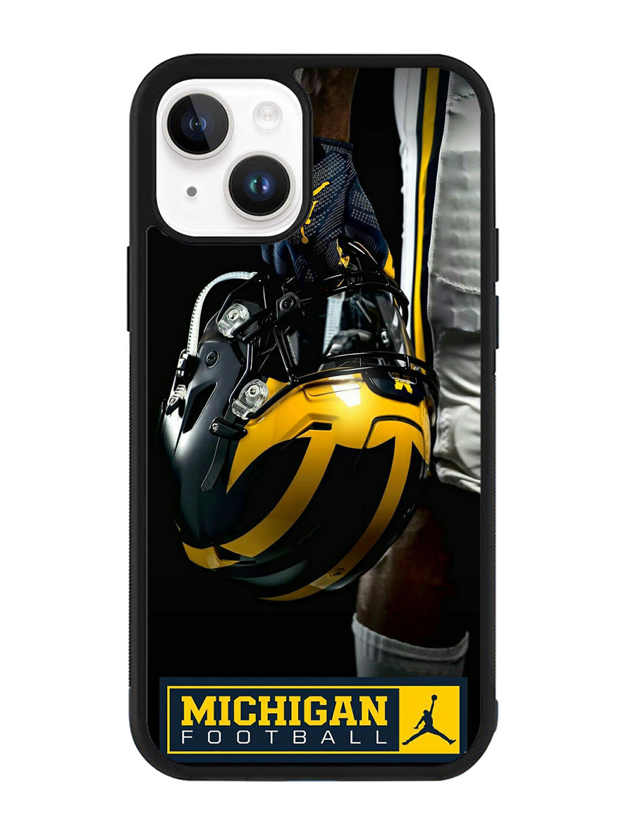 Michigan Wolverines Football iPhone 15 Case BLN9636