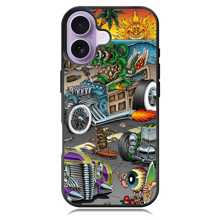 Rat Fink Speedles iPhone 16 Case DC1549