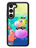 Spongebob X Patrick Bubble Gum Pain Samsung Galaxy S23 Plus 5G / Samsung Galaxy S23+ 5G Case