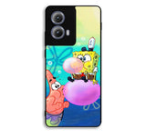 Spongebob X Patrick Bubble Gum Pain Motorola Moto Edge 2024 Case DC4427