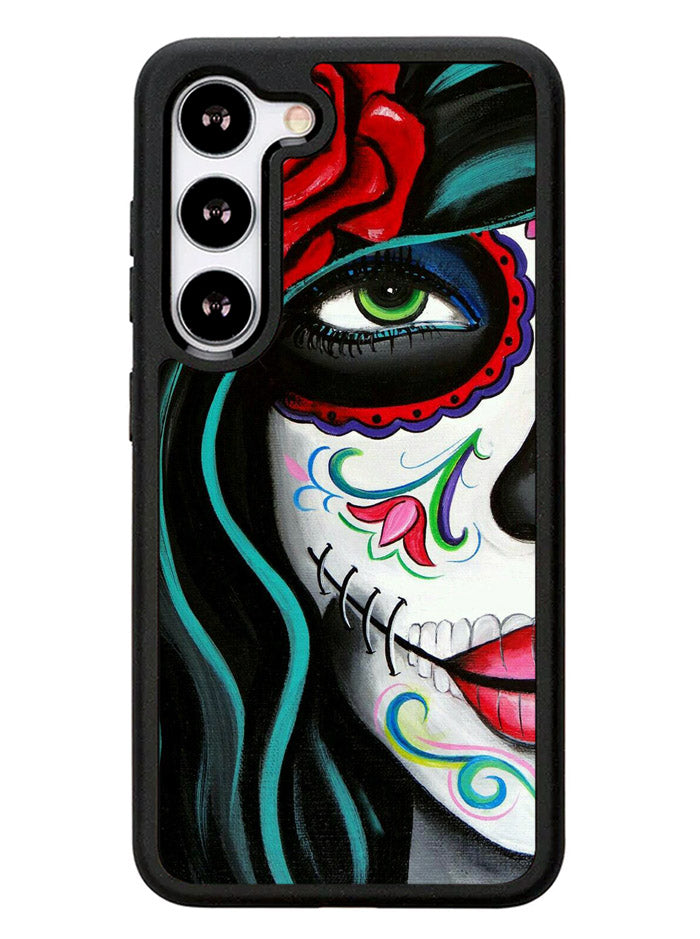 Sugar Skull Acrylic Paintin Samsung Galaxy S23 Plus 5G / Samsung Galaxy S23+ 5G Case