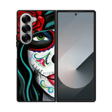 Sugar Skull Acrylic Paintin Samsung Galaxy Z Fold 7 5G Case
