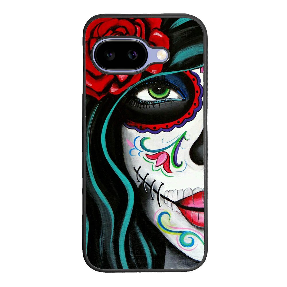 Sugar Skull Acrylic Paintin Google Pixel 10A Case