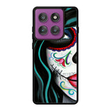 Sugar Skull Acrylic Paintin Motorola Moto Edge 60 Pro Case
