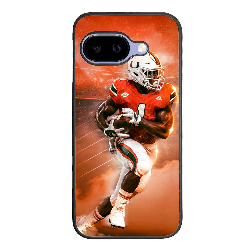 University Of Miami Footbal Google Pixel 10A Case DC1929