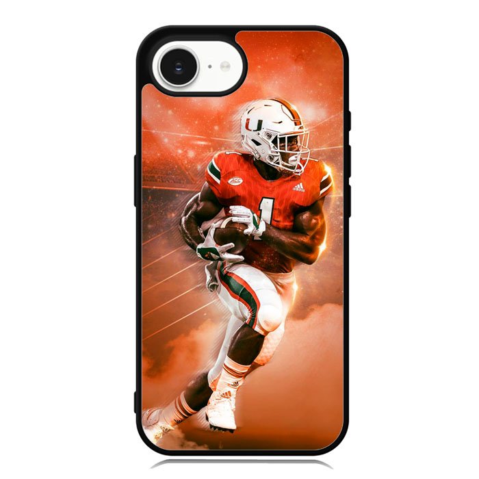 University Of Miami Footbal iPhone 16e Case DC1929