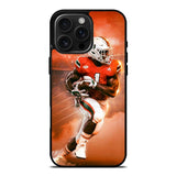 University Of Miami Footbal iPhone 16 Pro Max Case DC1929