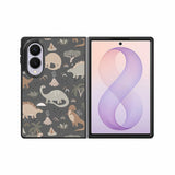 Cute Dinosaurs Samsung Galaxy Z Fold 8 Case DC0414