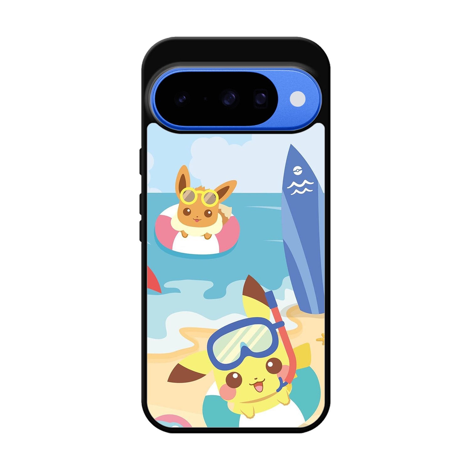 Pikachu Eevee Pokemon Google Pixel 10 Case