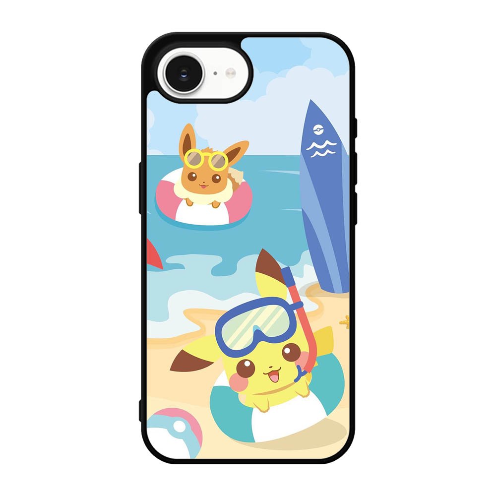 Pikachu Eevee Pokemon iPhone 17e Case
