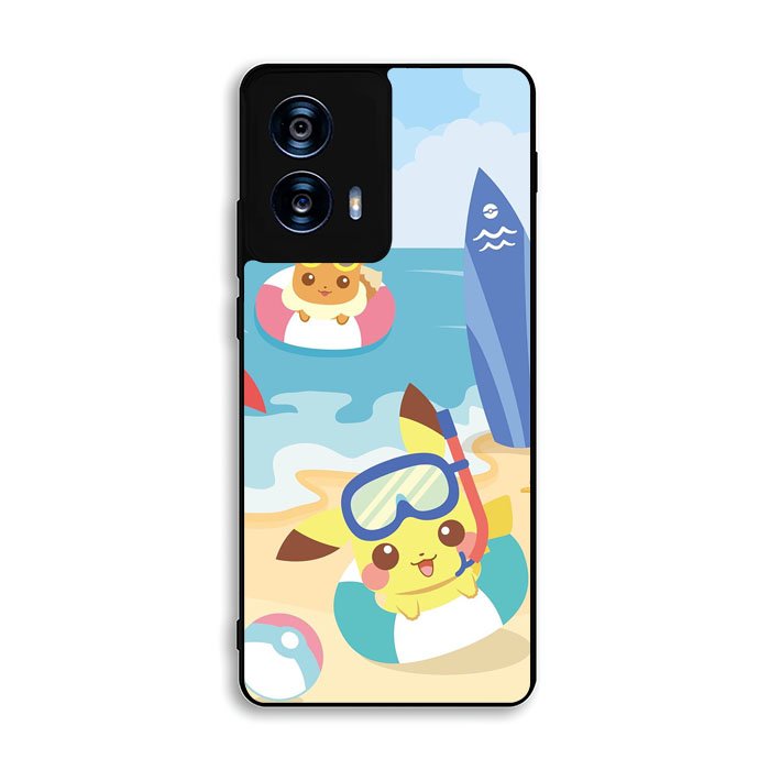 Pikachu Eevee Pokemon Motorola Moto G Power 5G 2024 Case DC1274