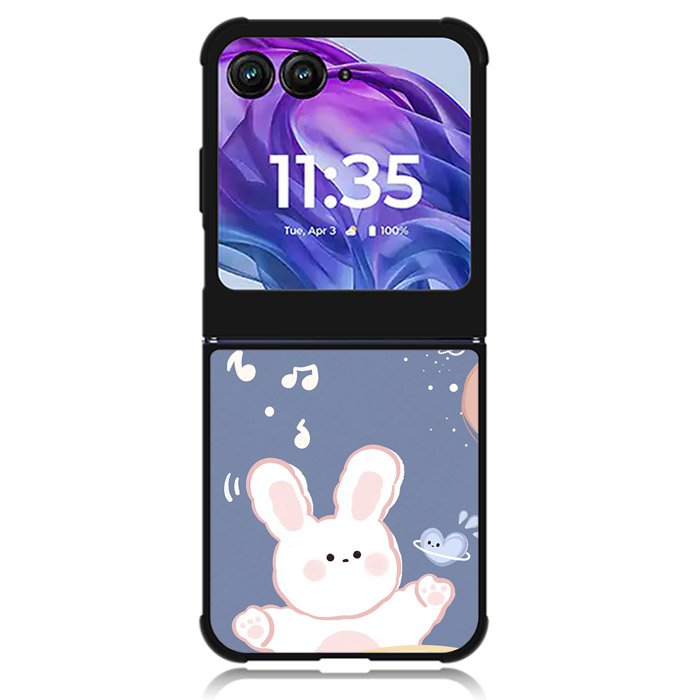 Rabbit Adventure Planet Motorola Moto Razr Plus 2024 , Moto Razr+ 2024 Case