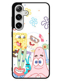 Spongebob Friends Happy Samsung Galaxy S25 5G Case