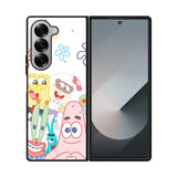 Spongebob Friends Happy Samsung Galaxy Z Fold 7 5G Case