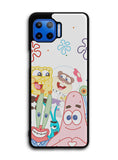Spongebob Friends Happy Motorola Moto One 5G Case , Moto One 5G UW Case , Moto G 5G Plus Case