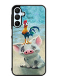 Moana Pua Pig Heihei Beach Samsung Galaxy A15 5G Case