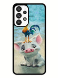 Moana Pua Pig Heihei Beach Samsung Galaxy A53 5G Case