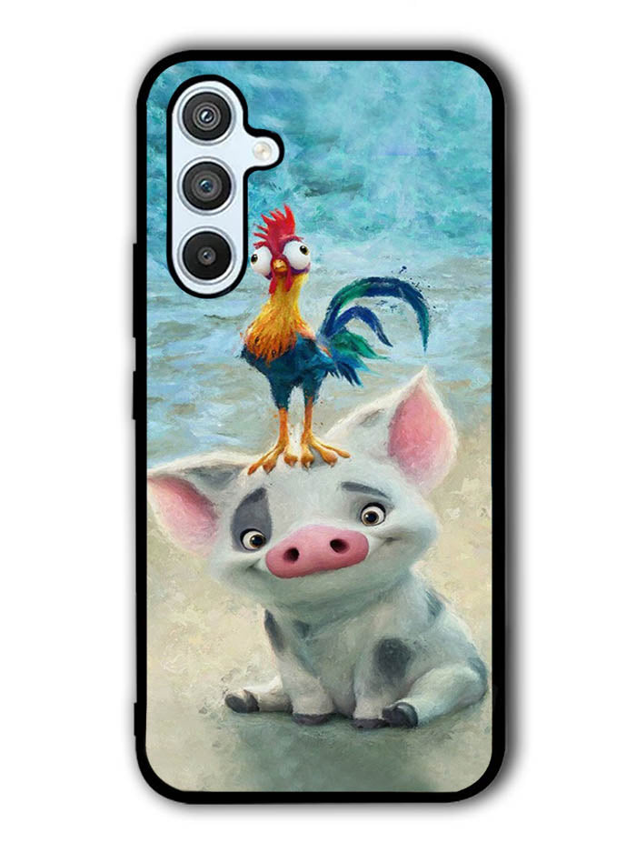 Moana Pua Pig Heihei Beach Samsung Galaxy A54 5G Case