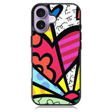Romero Britto Love iPhone 16 Case DC1586