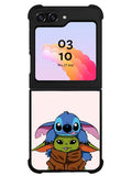 Baby Yoda and Stitch Samsung Galaxy Z Flip 5 5G 2023 Case