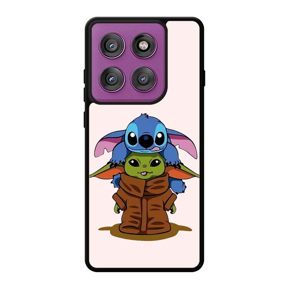 Baby Yoda and Stitch Motorola Moto Edge 60 Pro Case